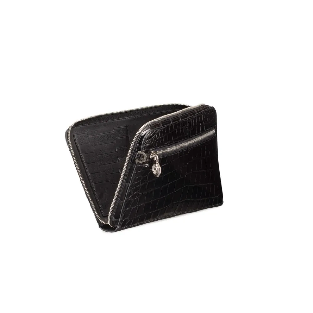 Discount Handmade Calfskin Travel Pouch Small Leather Goods