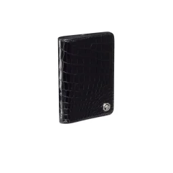 Cheap Handmade Crocodile And Calfskin Leather Wallet Small Leather Goods