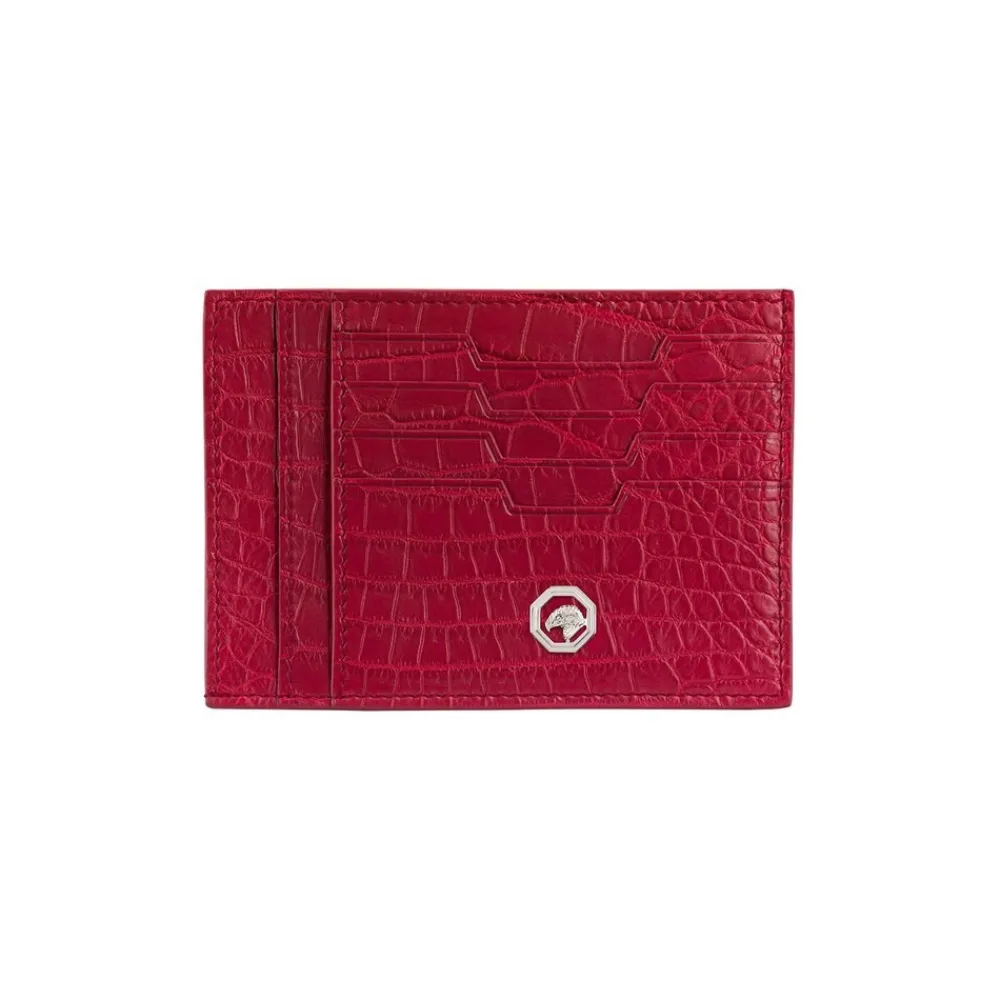 Fashion Handmade Crocodile Card Holder Small Leather Goods