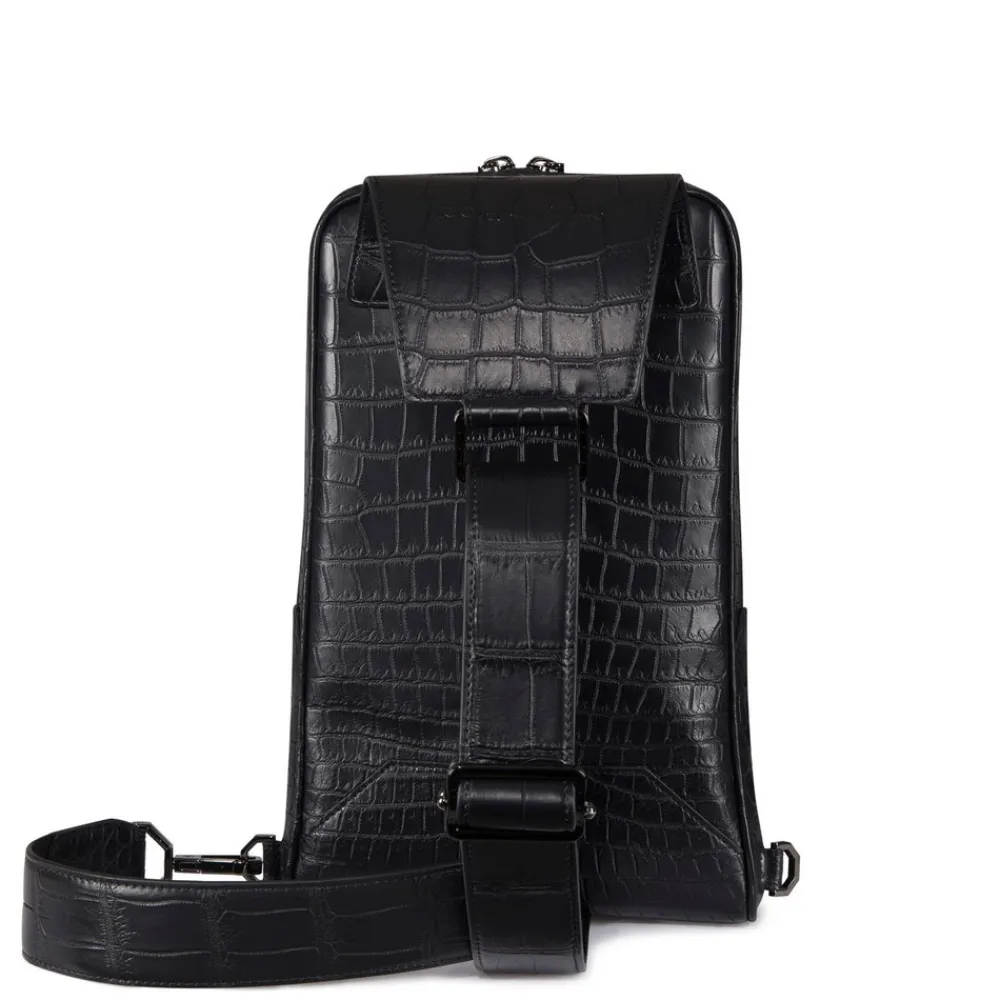 Sale Handmade Crocodile Leather Backpack Bags