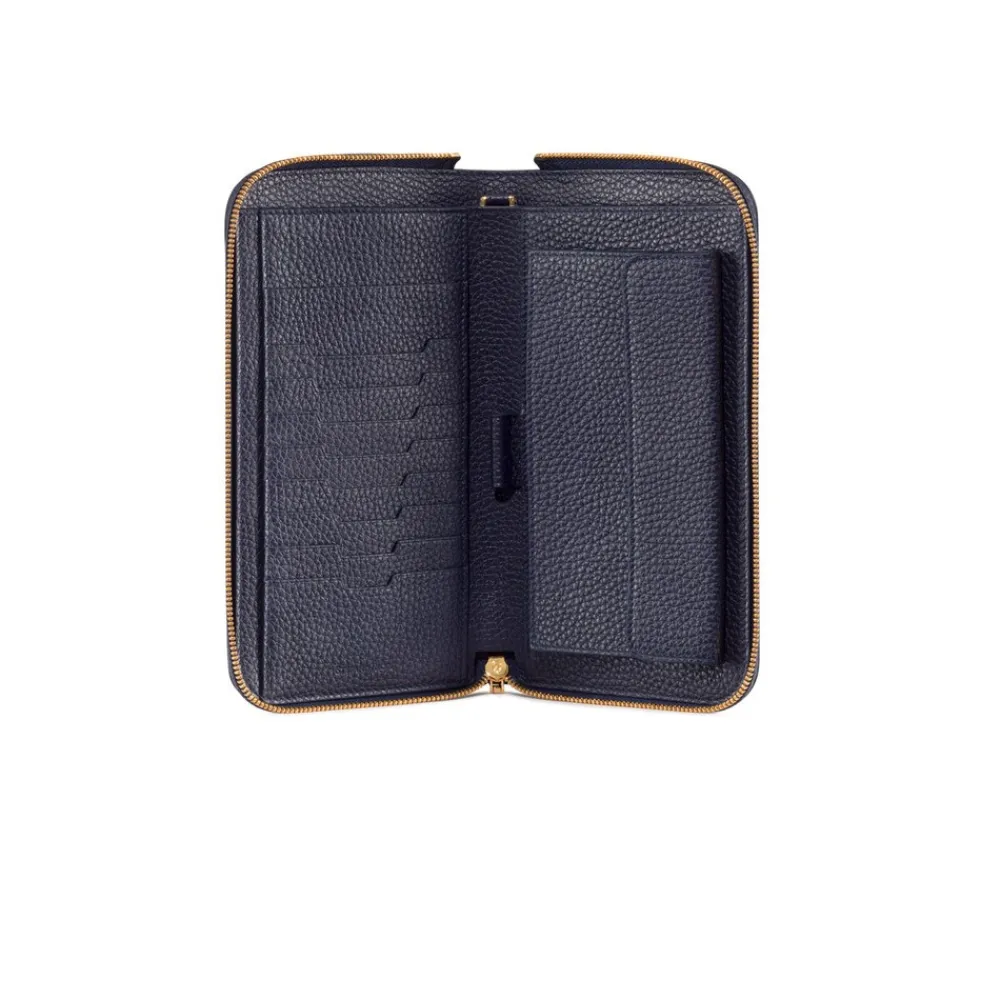 Flash Sale Handmade Large Zip Around Wallet Small Leather Goods