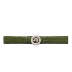 Best Handmade Matted Crocodile Leather Belt Belts