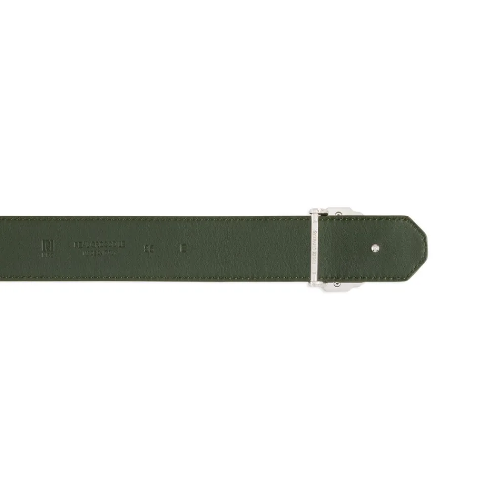 Best Handmade Matted Crocodile Leather Belt Belts