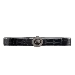 Hot Handmade Matted Crocodile Leather Belt Belts