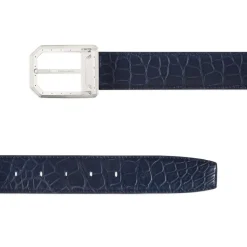 Clearance Handmade Matted Crocodile Leather Belt Belts