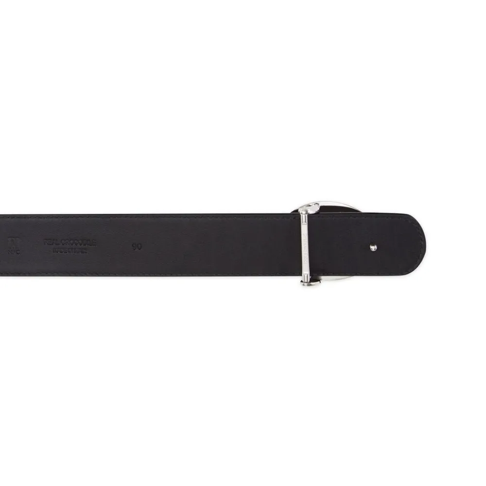 Hot Handmade Matted Crocodile Leather Belt Belts