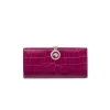 Best Handmade Matted Crocodile Clasp Wallet Small Leather Goods