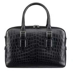 Discount Handmade Matted Crocodile Business Bag Bags