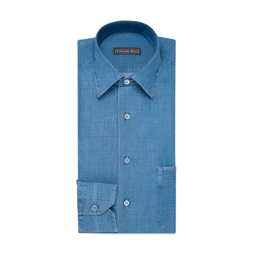 Hot Handmade Rust Shirt Mens Shirts