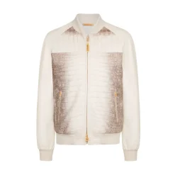 Best Himalaya Crocodile And Nappa Leather Blouson Mens Outerwear