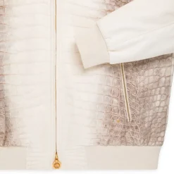 Best Himalaya Crocodile And Nappa Leather Blouson Mens Outerwear