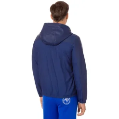 Best Sale Hooded Blouson With Lambskin Leather Inserts Mens Last Sizes