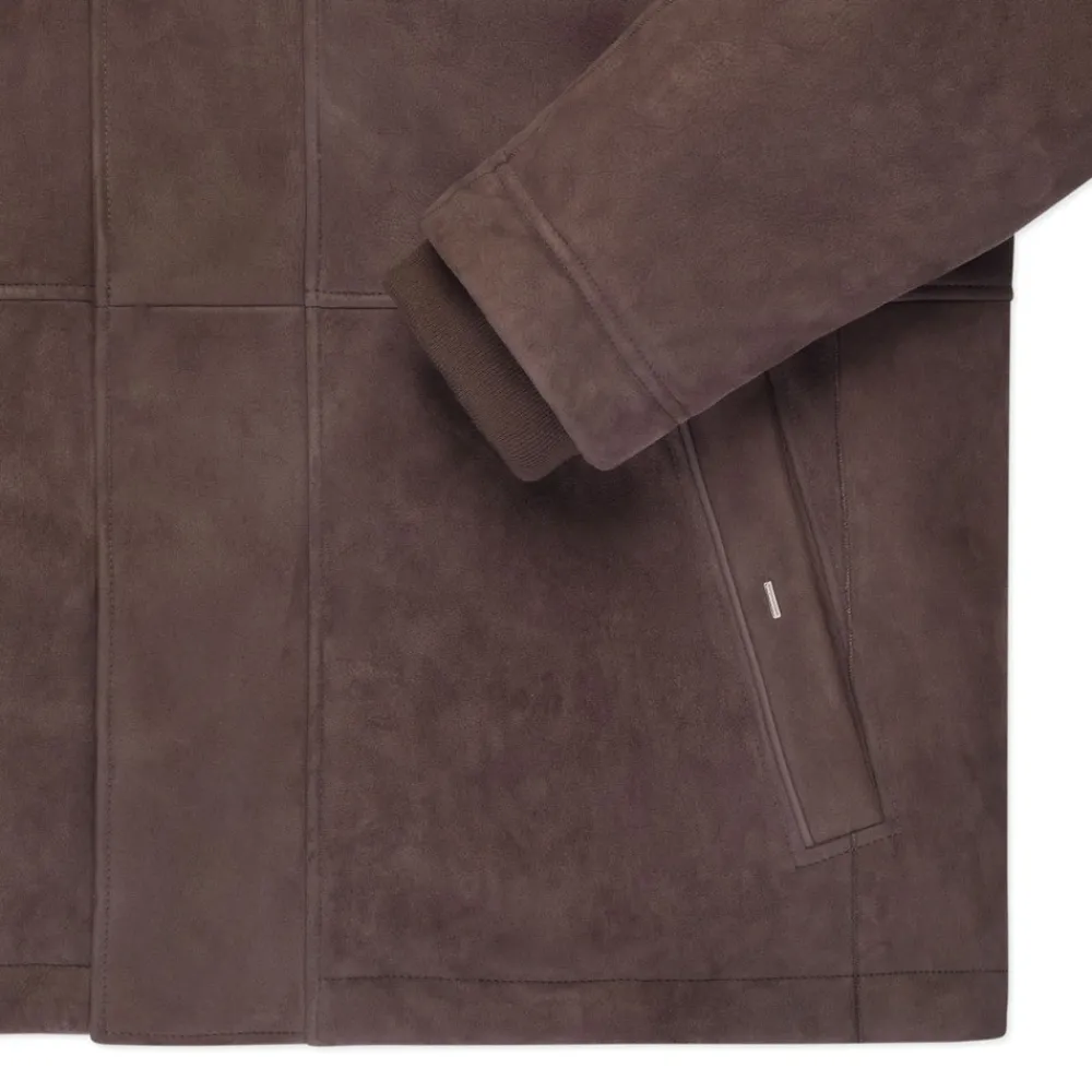 Cheap Hooded Coat With Fox Fur Trim Mens Outerwear