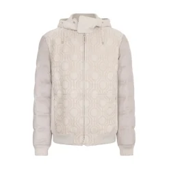 Fashion Hooded Down And Shearling Blouson Mens Outerwear