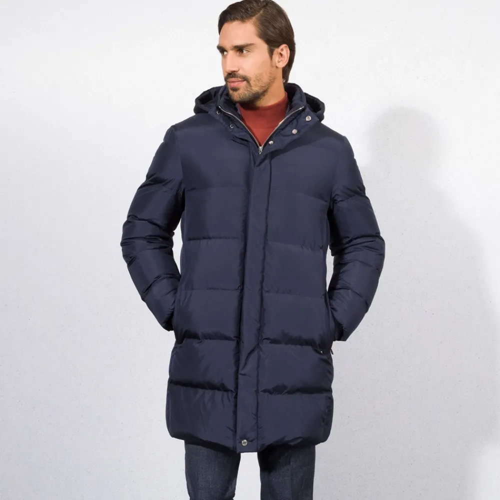 Clearance Hooded Down Coat Mens Outerwear