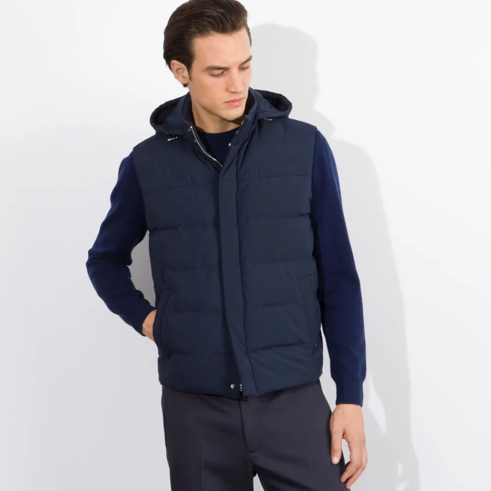 Flash Sale Hooded Down Gilet Mens Last Sizes