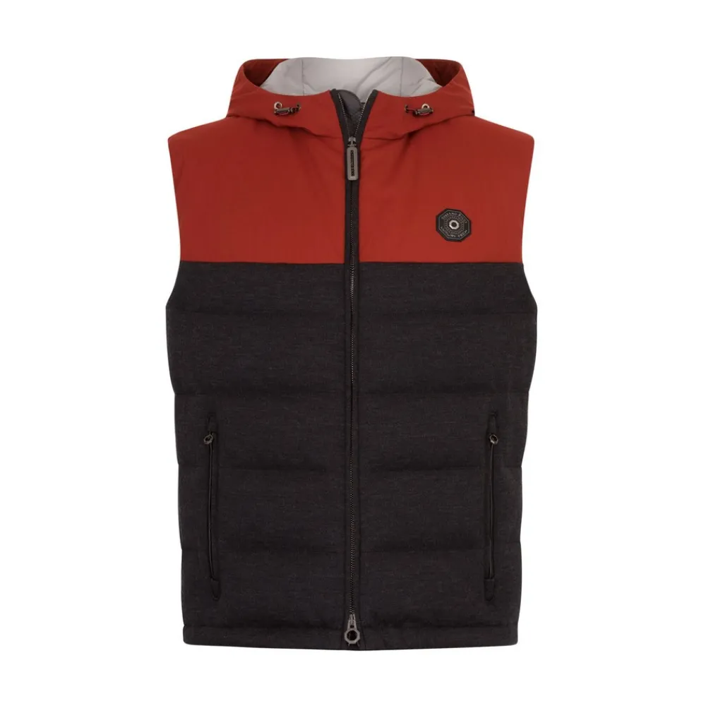 Store Hooded Down Gilet Mens Luxury Tech