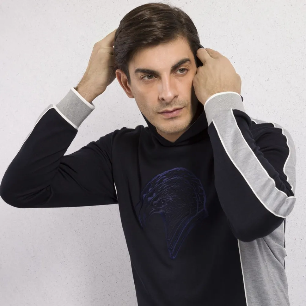 Clearance Hooded Jogging Sweatshirt Mens Jogging Suits