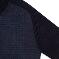 Online Hooded Knit Blouson Junior Outerwear