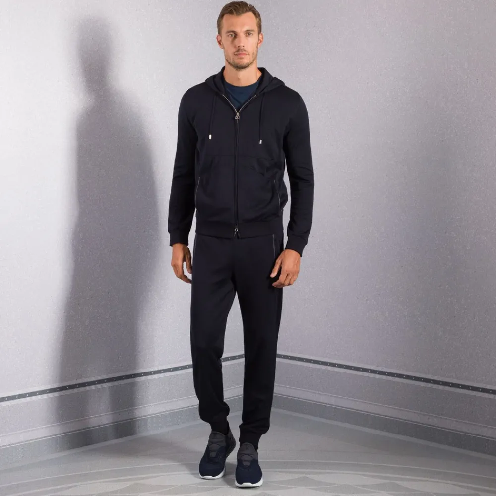 Clearance Hooded Zip Jogging Sweater Mens Jogging Suits