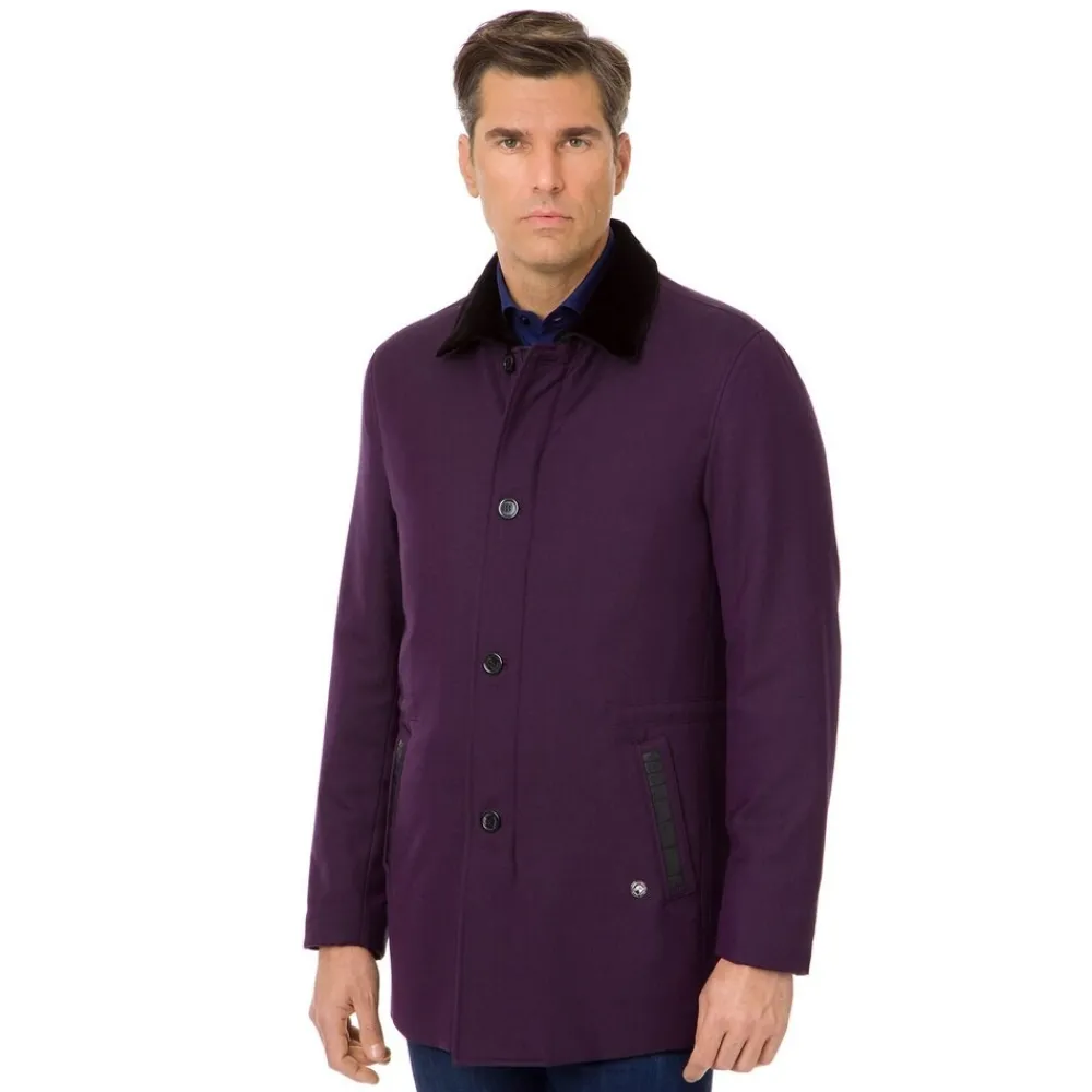 New Jacket With Mink Fur And Crocodile Leather Inserts Mens Outerwear