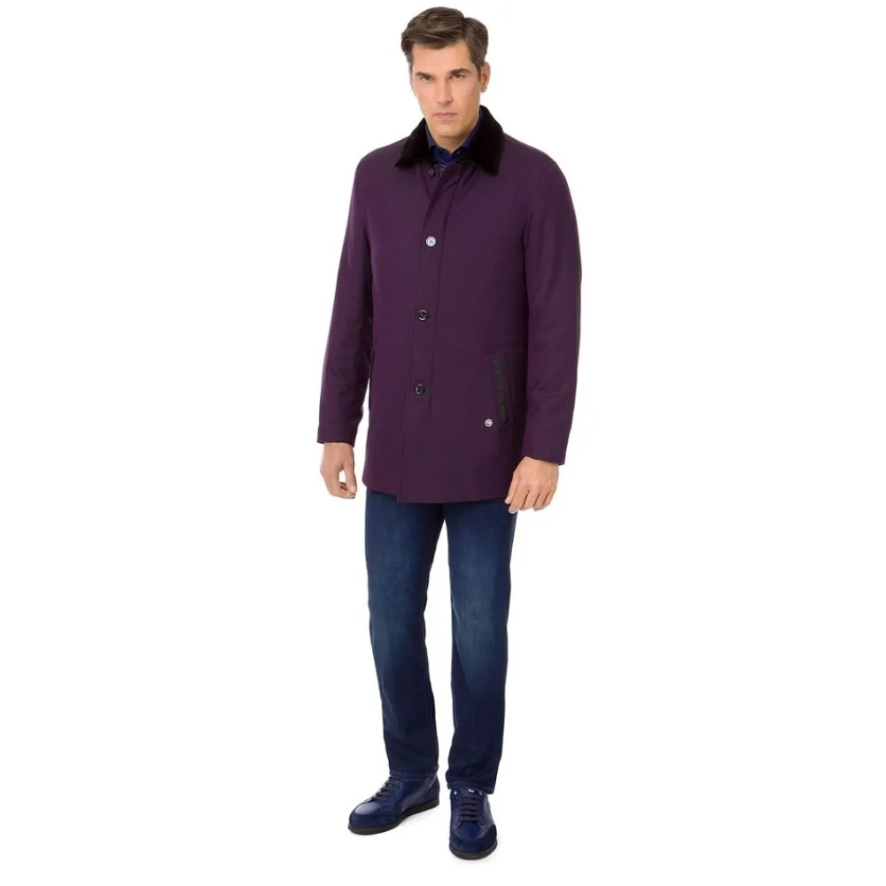 New Jacket With Mink Fur And Crocodile Leather Inserts Mens Outerwear