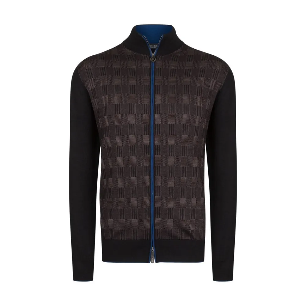 Store Knit Blouson Mens Knitwear