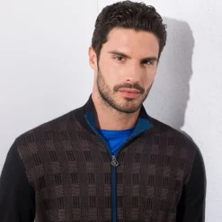 Store Knit Blouson Mens Knitwear