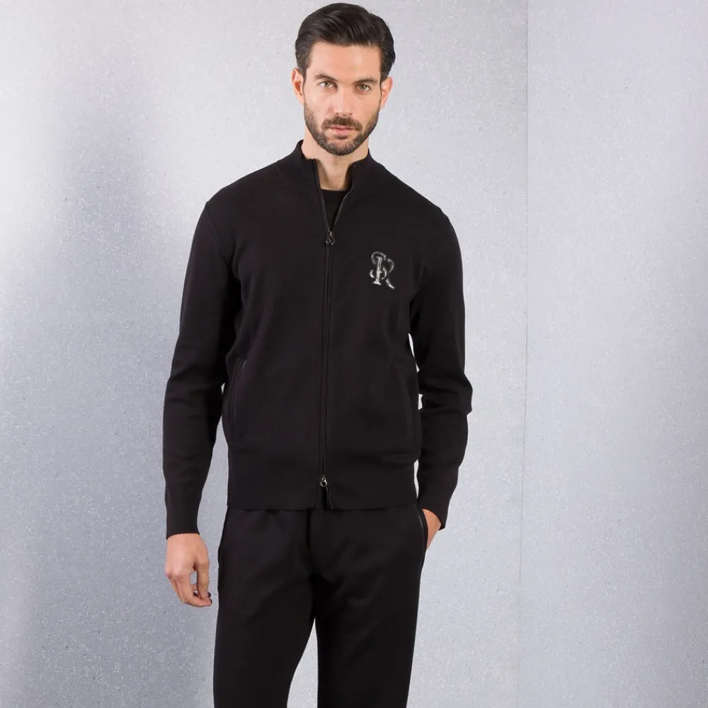 New Knit Jogging Blouson Mens Jogging Suits