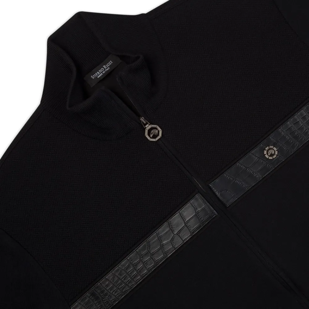 Fashion Knit Jogging Suit Blouson Mens Jogging Suits