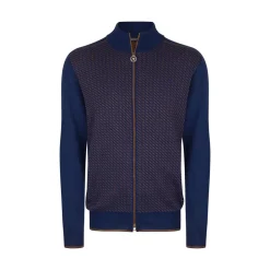 Discount Knit Mockneck Blouson Mens Knitwear