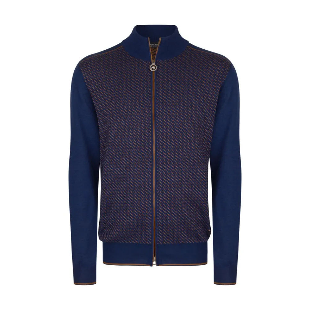 Discount Knit Mockneck Blouson Mens Knitwear