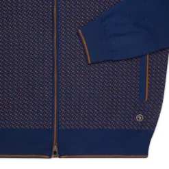 Discount Knit Mockneck Blouson Mens Knitwear
