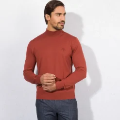 Outlet Knit Mockneck Sweater Mens Knitwear