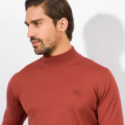 Outlet Knit Mockneck Sweater Mens Knitwear