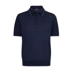 Cheap Knit Short Sleeve Three-Button Polo Mens Knitwear