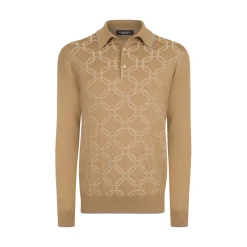 Fashion Knit Three-Button Polo Mens Last Sizes