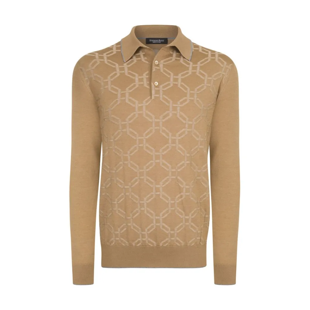 Fashion Knit Three-Button Polo Mens Last Sizes