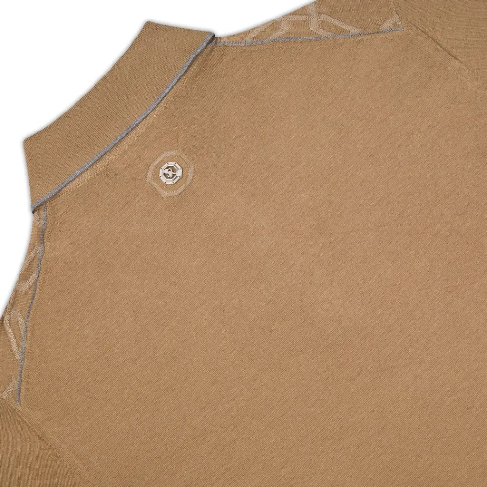 Fashion Knit Three-Button Polo Mens Last Sizes
