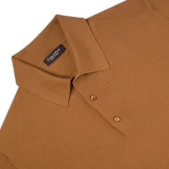 New Knit Three-Button Polo Mens Knitwear