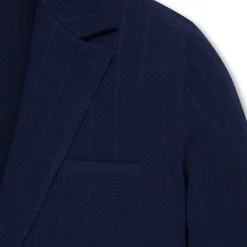 Online Knit Two-Button Jacket Mens Knitwear