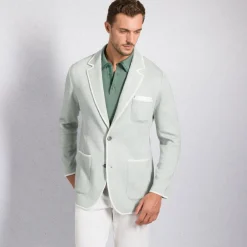 Cheap Knit Two-Button Jacket Mens Knitwear