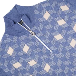 Fashion Knit Zip Mockneck Sweater Mens Knitwear