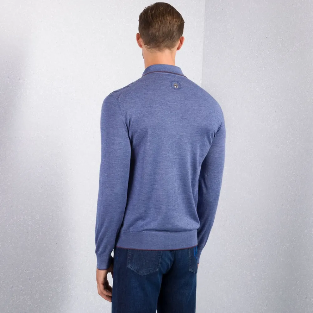 Store Knit Zip Polo Mens Last Sizes