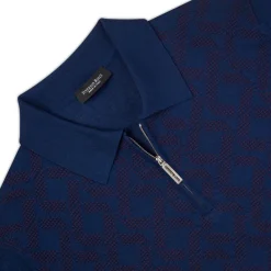 Clearance Knit Zip Polo Mens Knitwear