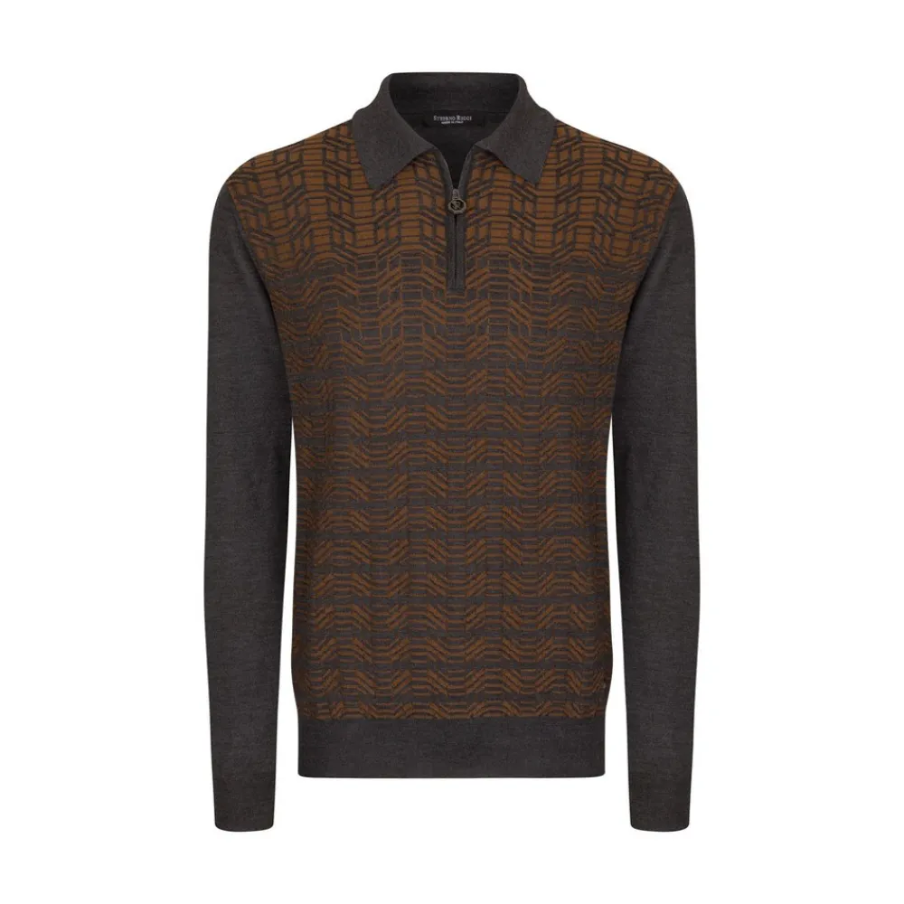 Best Knit Zip Polo Mens Knitwear