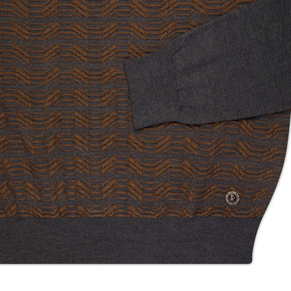 Best Knit Zip Polo Mens Knitwear