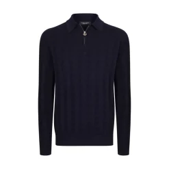 Best Knit Zip Polo Mens Knitwear