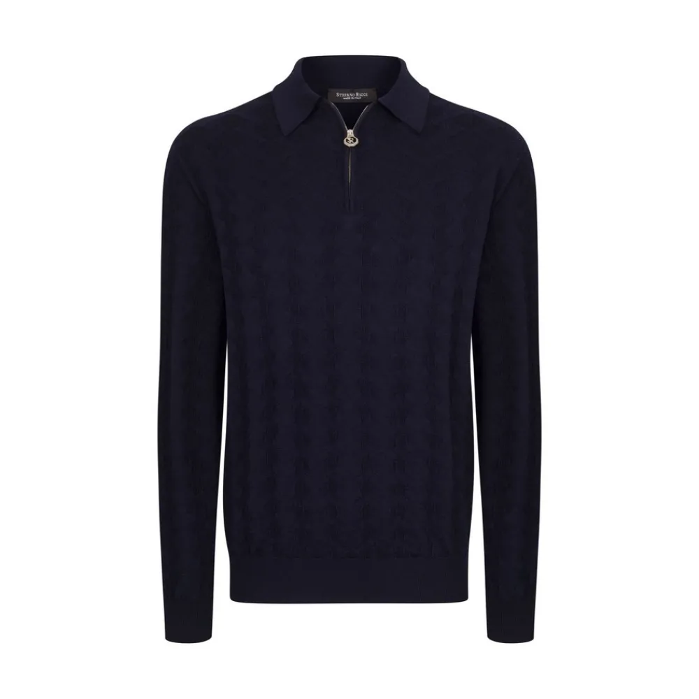 Best Knit Zip Polo Mens Knitwear