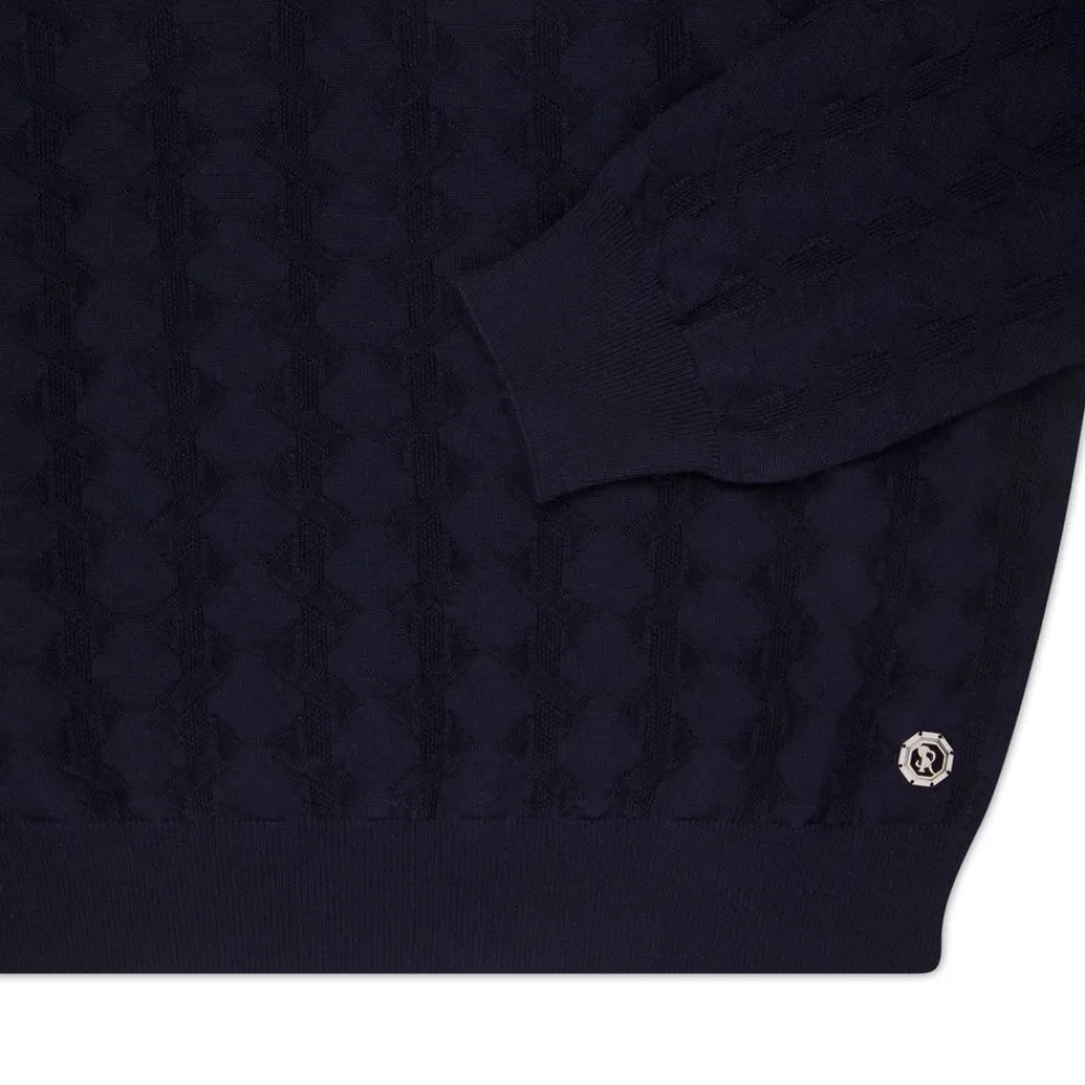 Best Knit Zip Polo Mens Knitwear